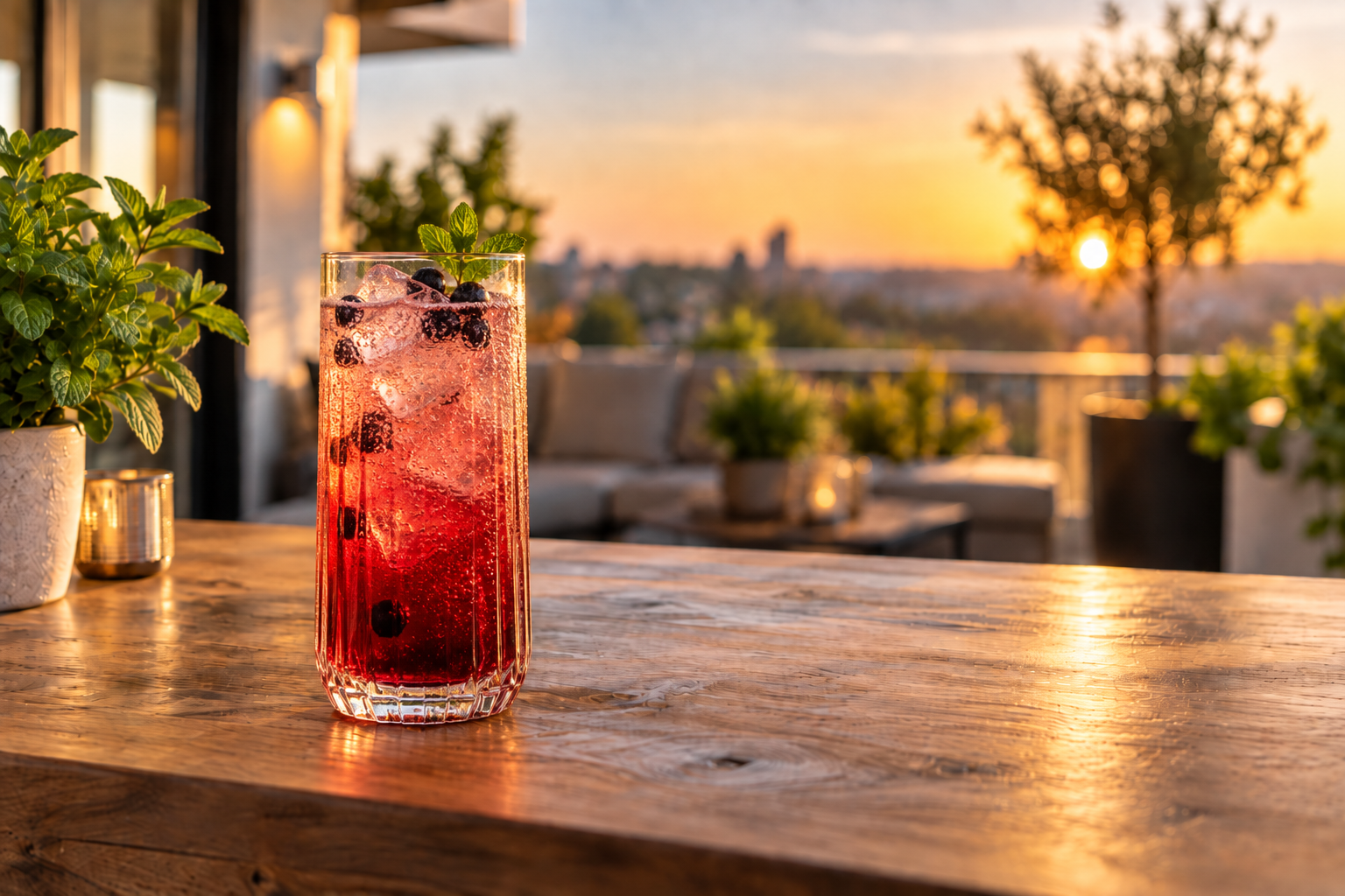Rybízový spritz